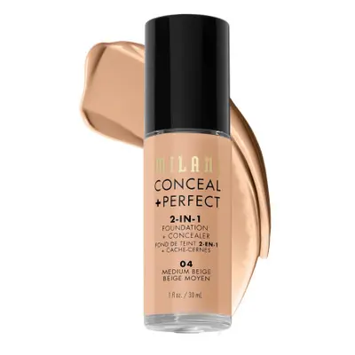 Milani Conceal + Perfect 2-In-1 Foundation and Concealer - 04 Medium Beige