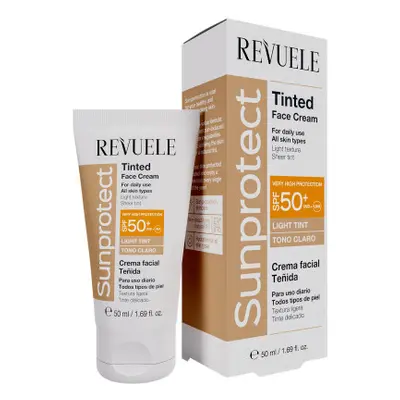 Revuele arckrém - Sunprotect Tinted Face Cream SPF50+ - Light Tint