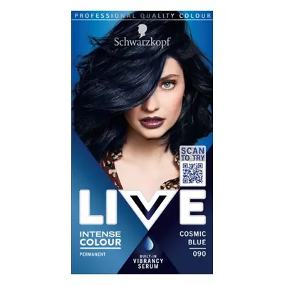 Schwarzkopf hajfesték - Live Intense Color - 090 Cosmic Blue