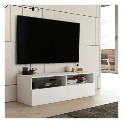 Auguszta TV-állvány 120 cm - Fehér