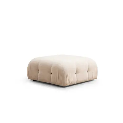 Bubble Pouffe - Cream Bouclette Puff 95x95x45 Krém