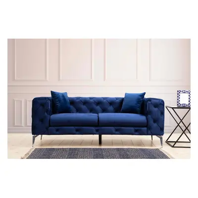 Como - Navy Blue 2 Személyes kanapé 197x90x70 Sötétkék