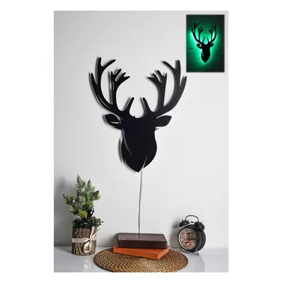 Deer 2 - Green Dekoratív LED világítás 25x30 Zöld