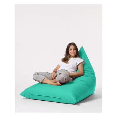 Pyramid Big Bed Pouf - Turquoise Babzsákfotel 145x90x35 Türkiz