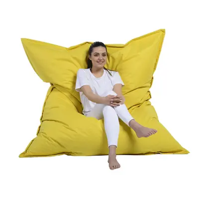 Giant Cushion 140x180 - Yellow Babzsákfotel 140x30x180 Sárga