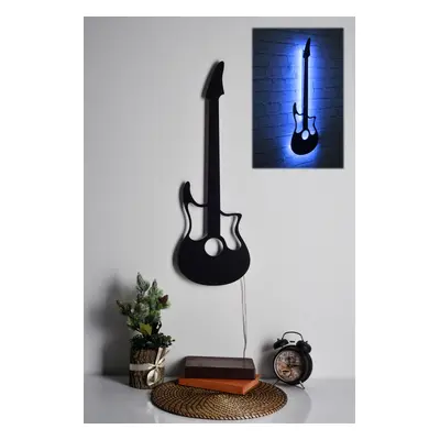 Guitar - Blue Dekoratív LED világítás 22x68 Kék