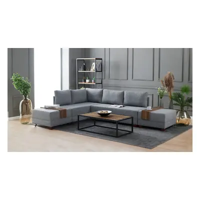 Fly Corner Sofa Bed Left - Grey Sarokkanapé 210x280x70 Szürke