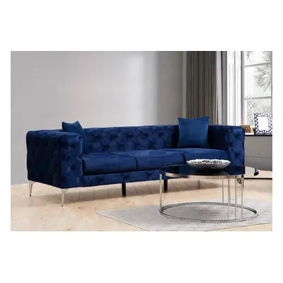 Como - Navy Blue 3 Személyes kanapé 237x90x70 Sötétkék