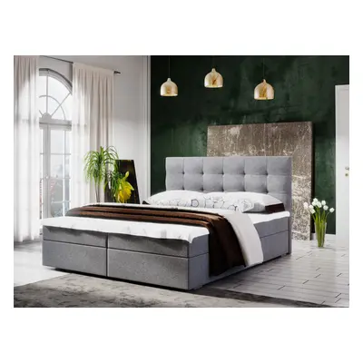 Fado II Boxspring ágy matraccal 180x200 (Bonell) szürke