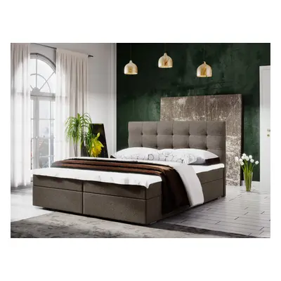 Fado II Boxspring ágy matraccal 160x200 (Bonell) Barna