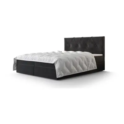 Atlea Boxspring ágy matraccal 180x200 (Bonell) fekete