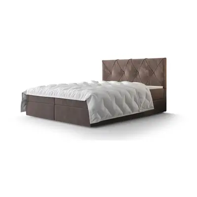 Atlea Boxspring ágy matraccal 160x200 (Bonell) Barna