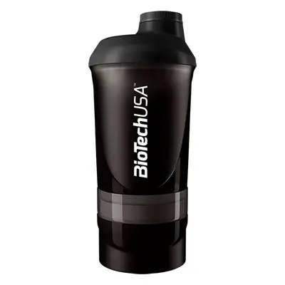 BioTech USA Shaker WAVE + 600 ml + 350 ml kék