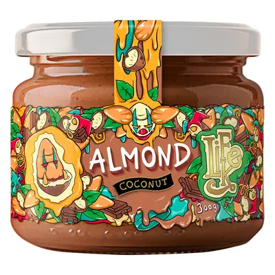 LifeLike Almond Coconut 300 g mandula-kókusz-csokoládé