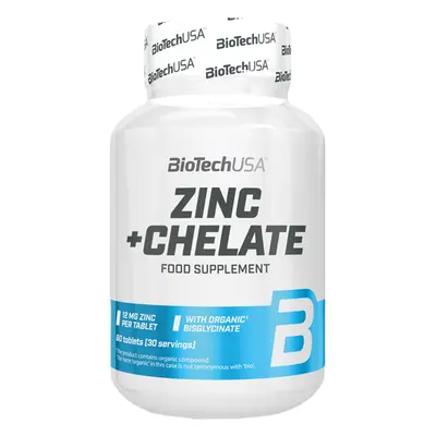 BioTech USA Zinc + Chelate 60 tabletta