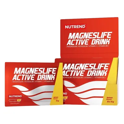 Nutrend Magneslife Active Drink 10 x 15 g citrom