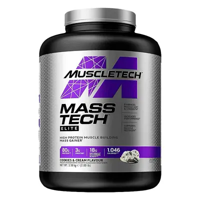 MuscleTech Mass Tech Elite 3180 g vaníliás torta