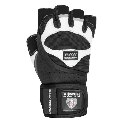 Power System Wrist Wrap Gloves Raw Power PS 2850 1 pár - fekete-fehér XL