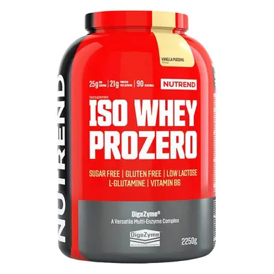 Nutrend Iso Whey Prozero 2250 g vaníliás puding