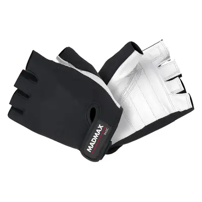 MadMax Fitness Gloves Basic White/Black MFG-250 1 pár L