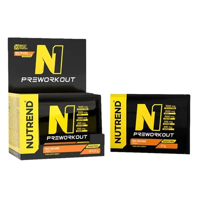 Nutrend N1 Pre-Workout 10 x 17 g fekete ribizli