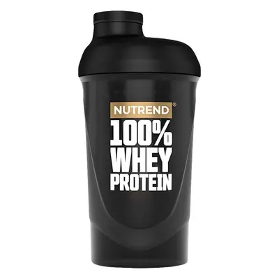 Nutrend Shaker Nutrend 100% Whey 600 ml átlátszó fekete