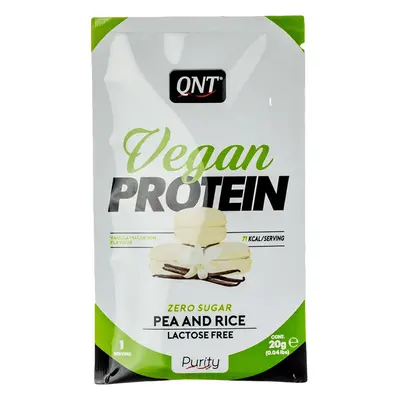 QNT Vegan Protein 20 g vaníliás macaron