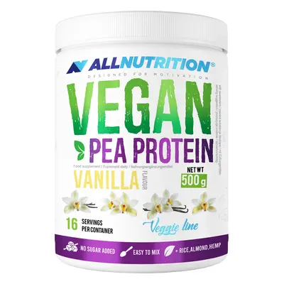 ALLNUTRITION Vegan Pea Protein 500 g vanília-feketeribizli