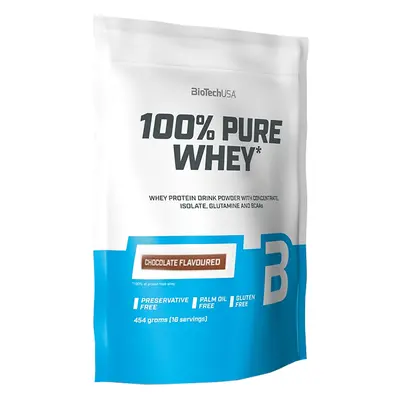 BioTech USA 100% Pure Whey 454 g csokoládé-földimogyoróvaj