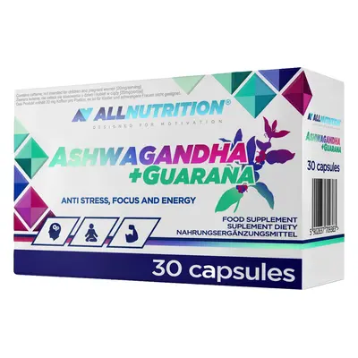 ALLNUTRITION Ashwagandha + Guarana 30 kapszula