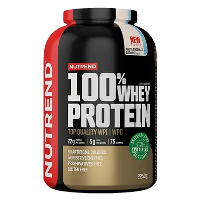 Nutrend 100% Whey Protein 2250 g csokoládé-mogyoró