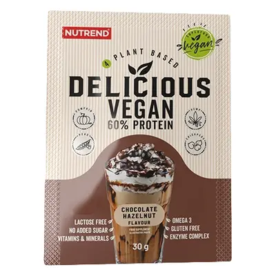 Nutrend Delicious Vegan Protein 30 g csokoládé-mogyoró