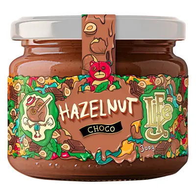 LifeLike Hazelnut butter with chocolate 300 g mogyoró-csokoládé