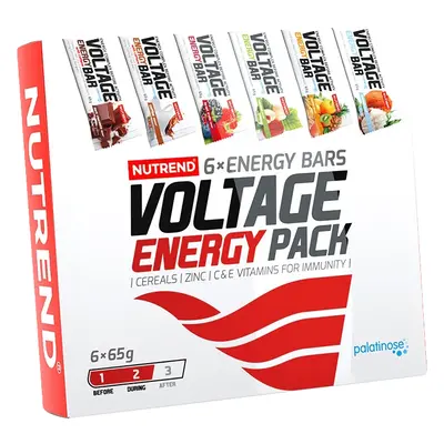 Nutrend Voltage Energy Bar Pack 6 x 65 g ízek keveréke