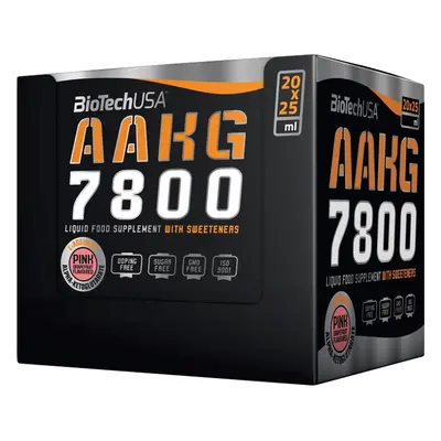 BioTech USA AAKG 7800 20 x 25 ml rózsaszín grapefruit