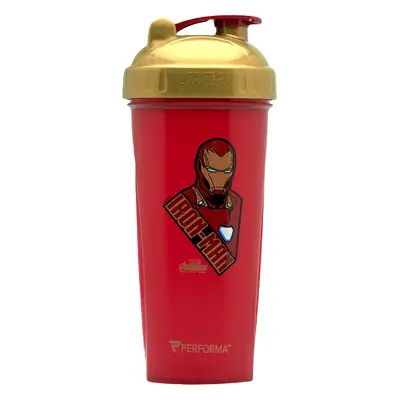 PerfectShaker Shaker Hero Marvel Collection "IRON MAN" 800 ml piros