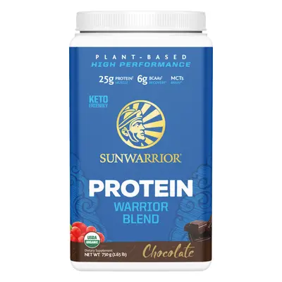 Sunwarrior Protein Warrior Blend 750 g csokoládé-földimogyoróvaj