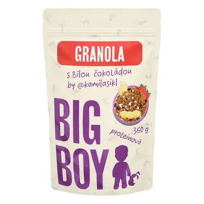 Big Boy Protein granola fehér csokoládéval @kamilasikl 360 g fehér csokoládé ECO változat