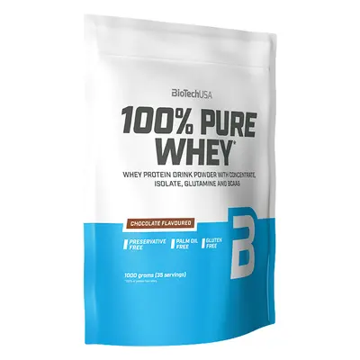 BioTech USA 100% Pure Whey 1000 g csokoládé-földimogyoróvaj