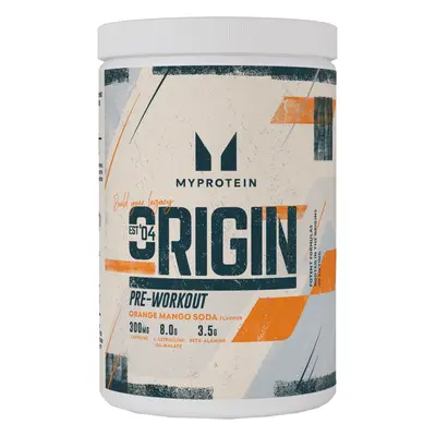 MyProtein Origin Pre-Workout 600 g narancs-mangó