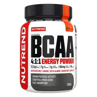 Nutrend BCAA 4:1:1 Energy Powder 500 g narancs