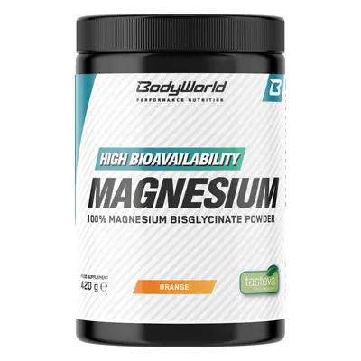 BodyWorld Magnesium Bisglycinate 420 g narancs