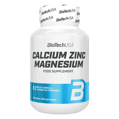 BioTech USA Calcium Zinc Magnesium 100 tabletta