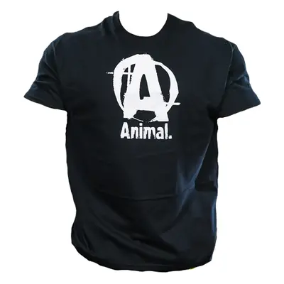 Universal Animal Basic Logo Tee fekete M