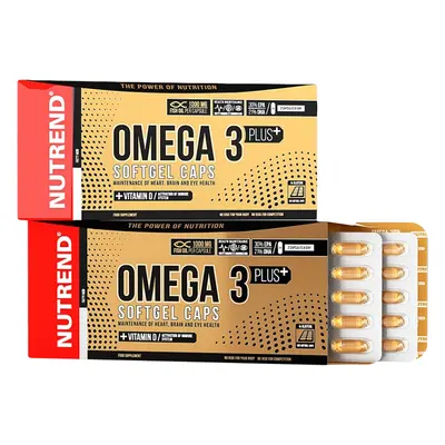 Nutrend Omega 3 Plus Softgel Caps 120 kapszula