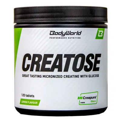 BodyWorld Creatose (Creapure® Gluco) 120 tabletta citrom