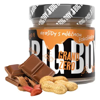 Big Boy Grand Zero Milky 250 g földimogyoró-tejcsokoládé