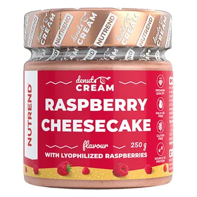 Nutrend DeNuts Cream Raspberry Cheesecake 250 g málnás sajttorta