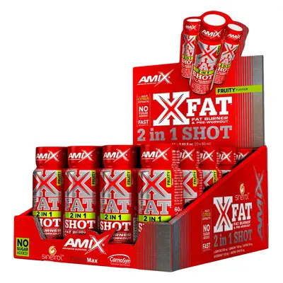 Amix XFat 2in1 Shot BOX 20 x 60 ml gyümölcs keverék