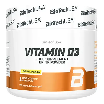 BioTech USA Vitamin D3 150 g citrom